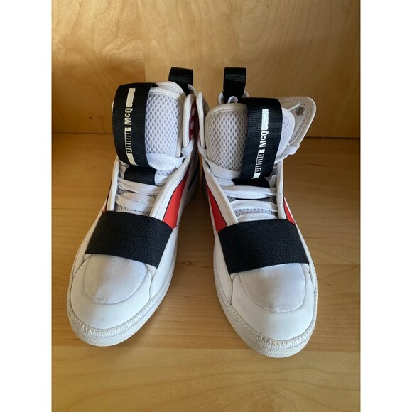 PUMA x McQ Alexander McQueen Brace Mid 360552-01 White Red Black Size 6 - Picture 14 of 15